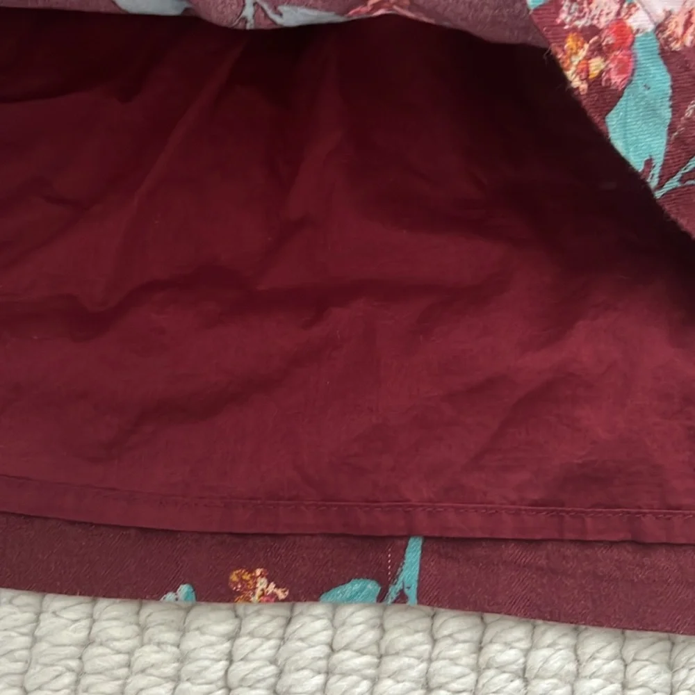 Baby Gap Floral Burgundy Dress Toddler Girls Size 5